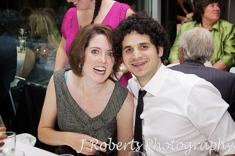 Couple at wedding reception - wedding photography sydney